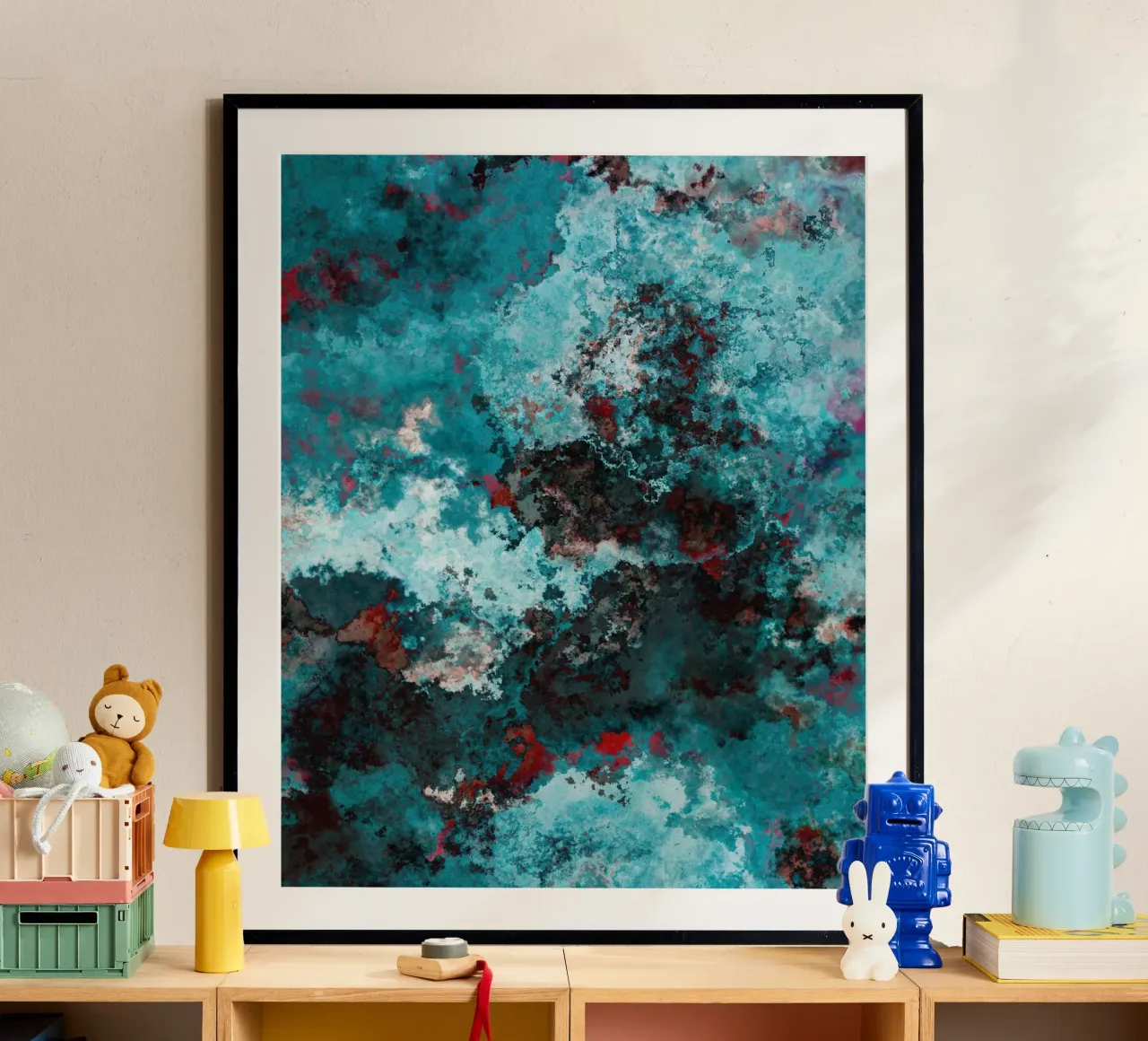 WAVES poster de shellybremmerabstract