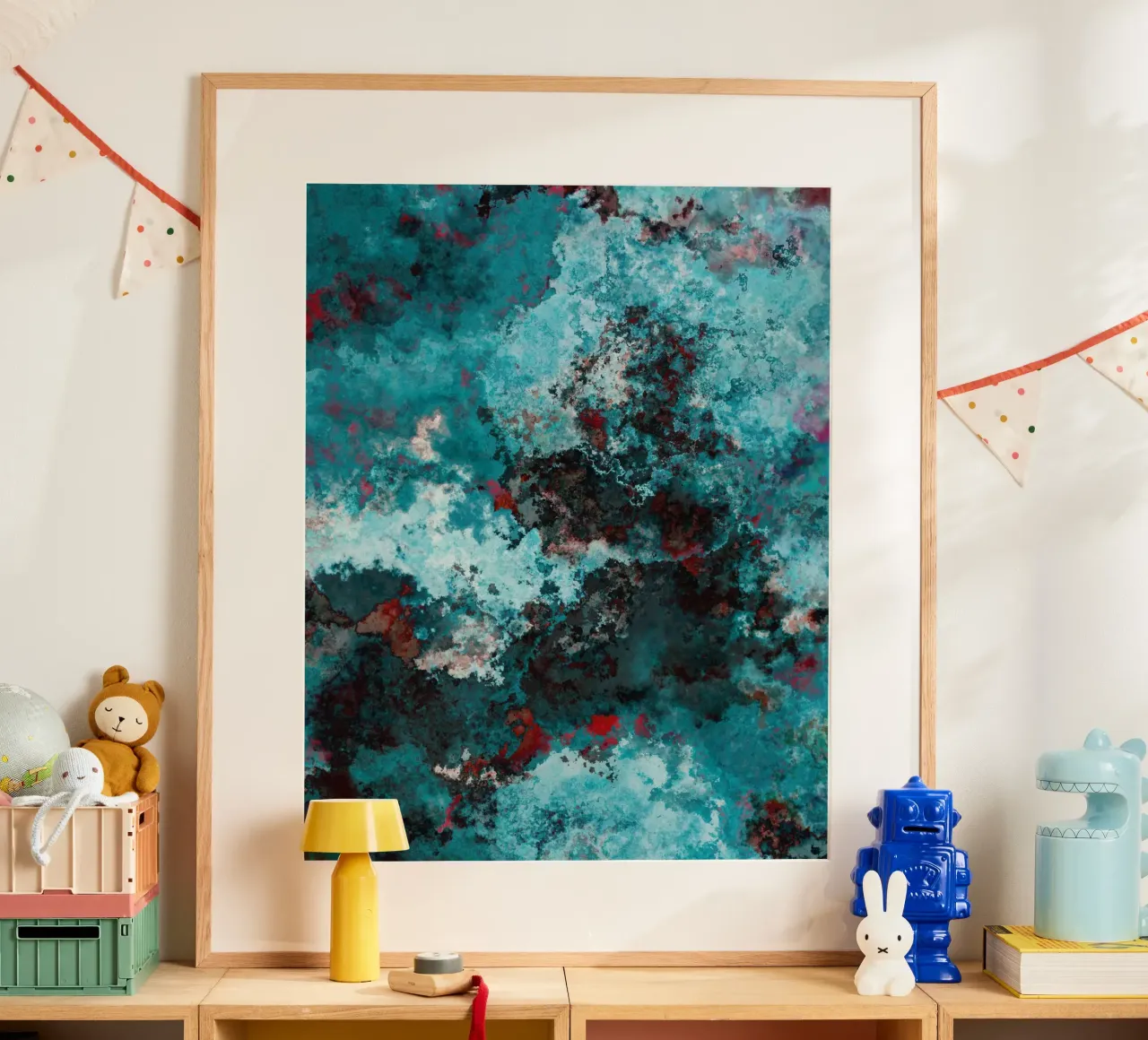 WAVES poster de shellybremmerabstract