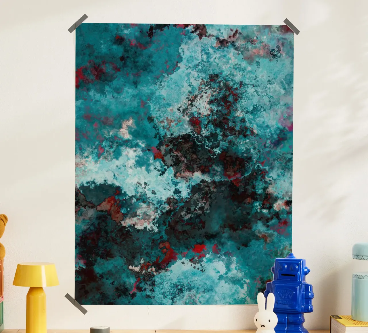 WAVES poster de shellybremmerabstract