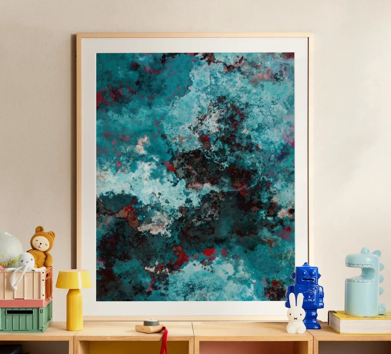 WAVES poster de shellybremmerabstract