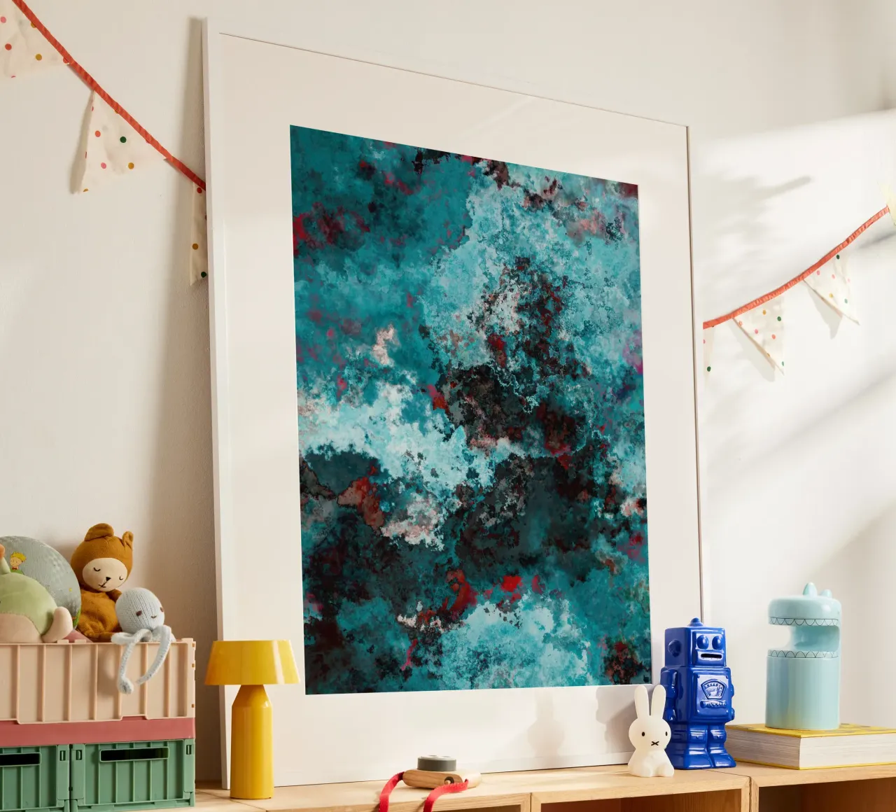 WAVES poster de shellybremmerabstract