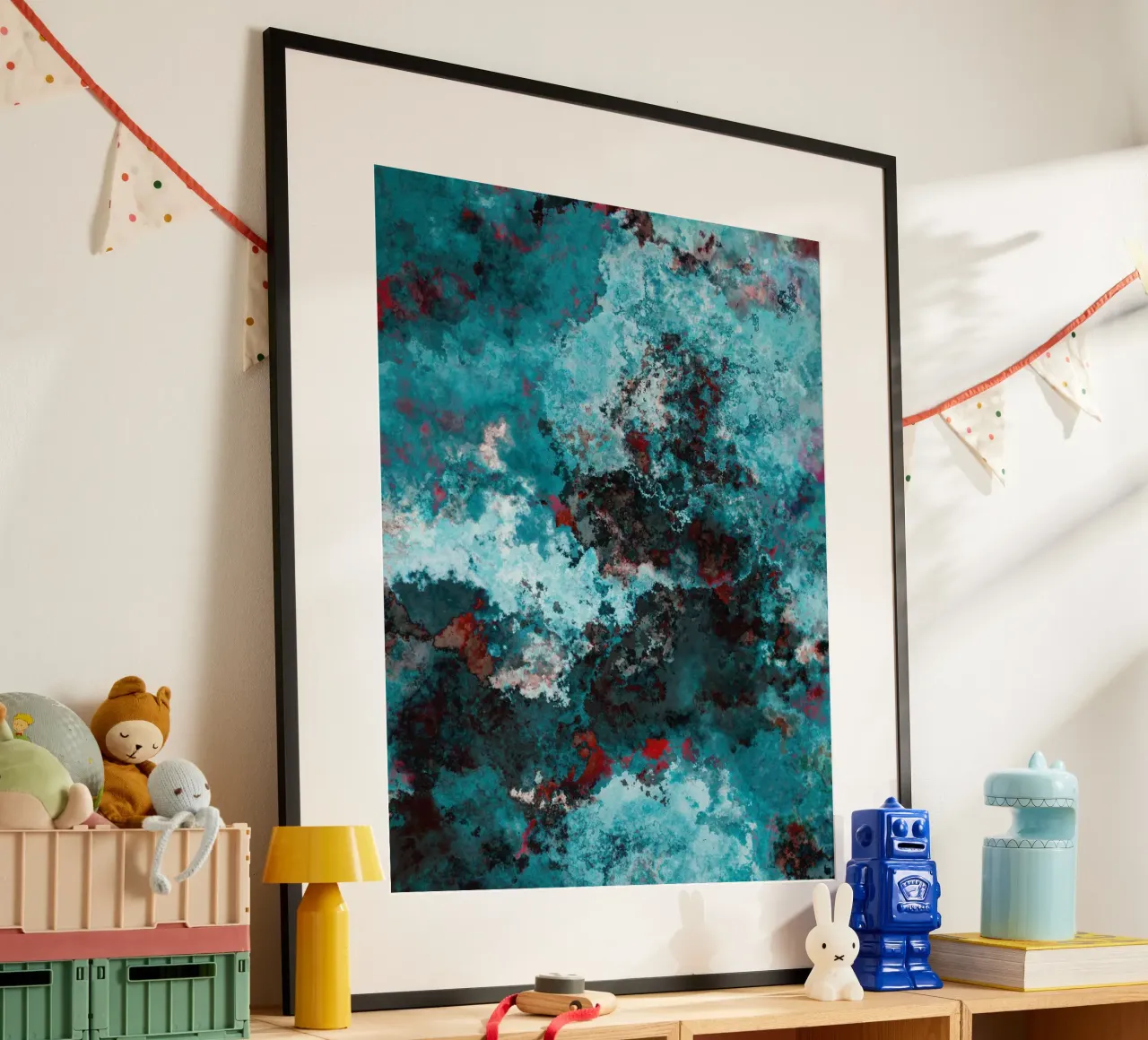 WAVES poster de shellybremmerabstract