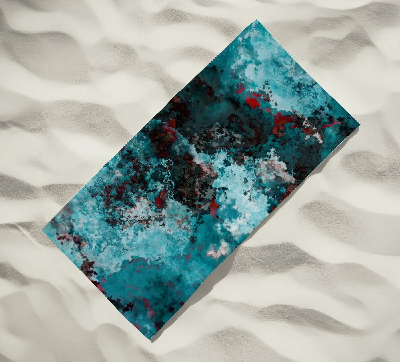 WAVES beach towel by shellybremmer - clouds