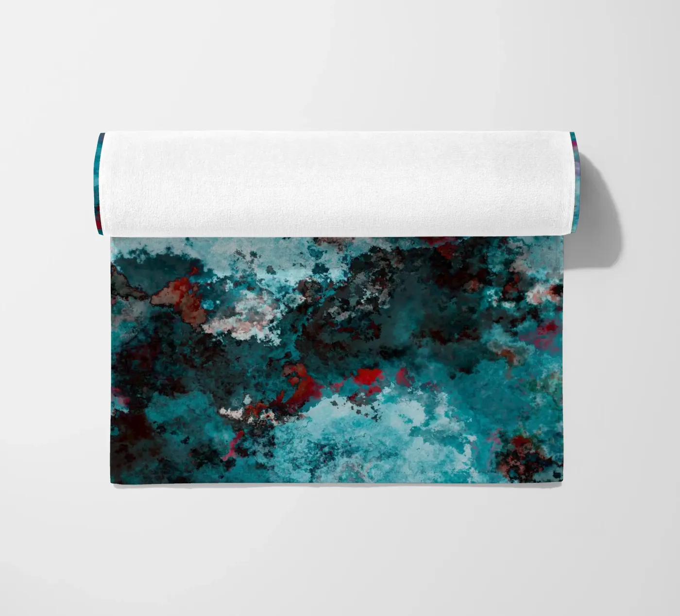 WAVES beach towel by shellybremmer - clouds