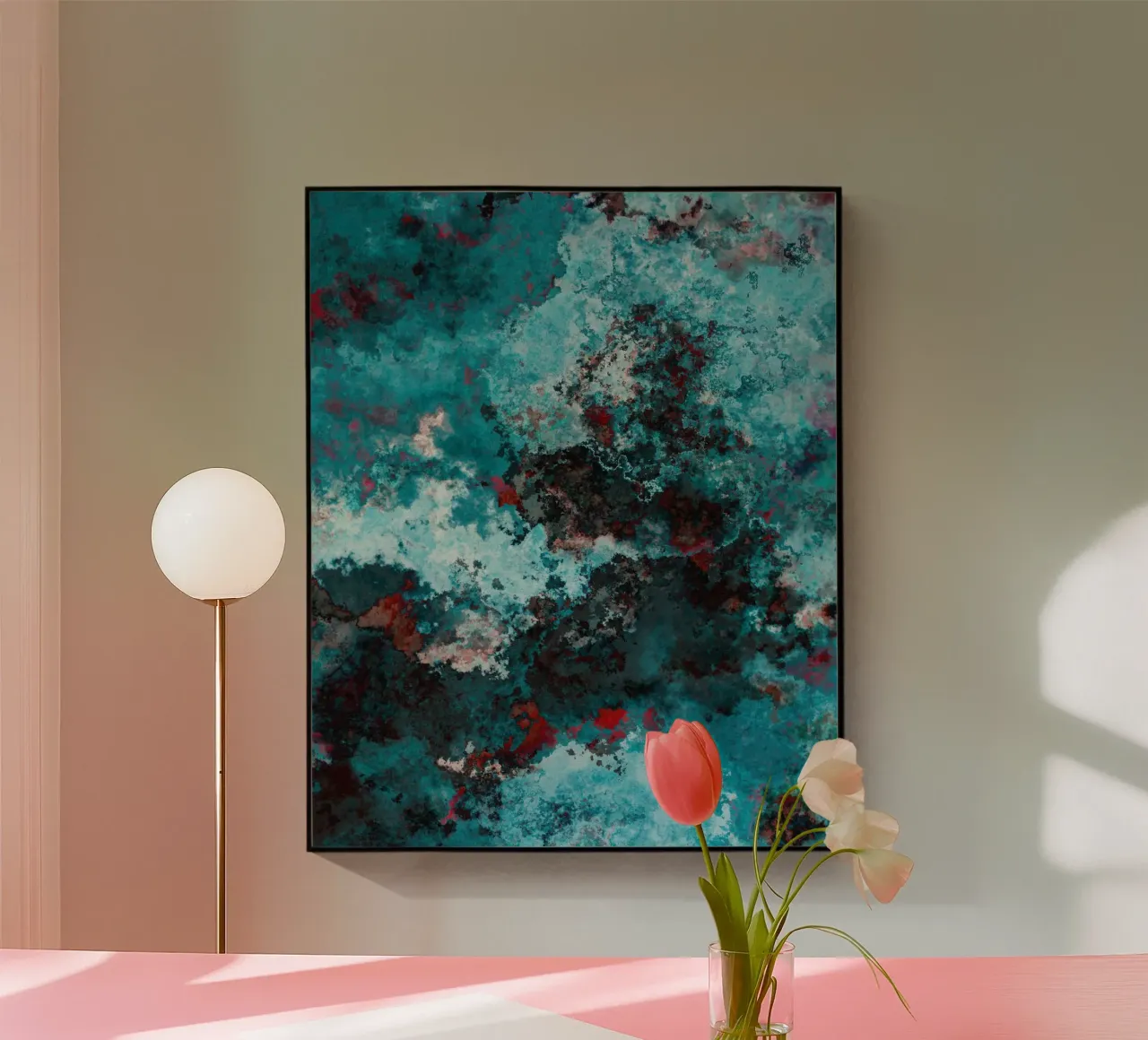 WAVES plexiglas de shellybremmerabstract