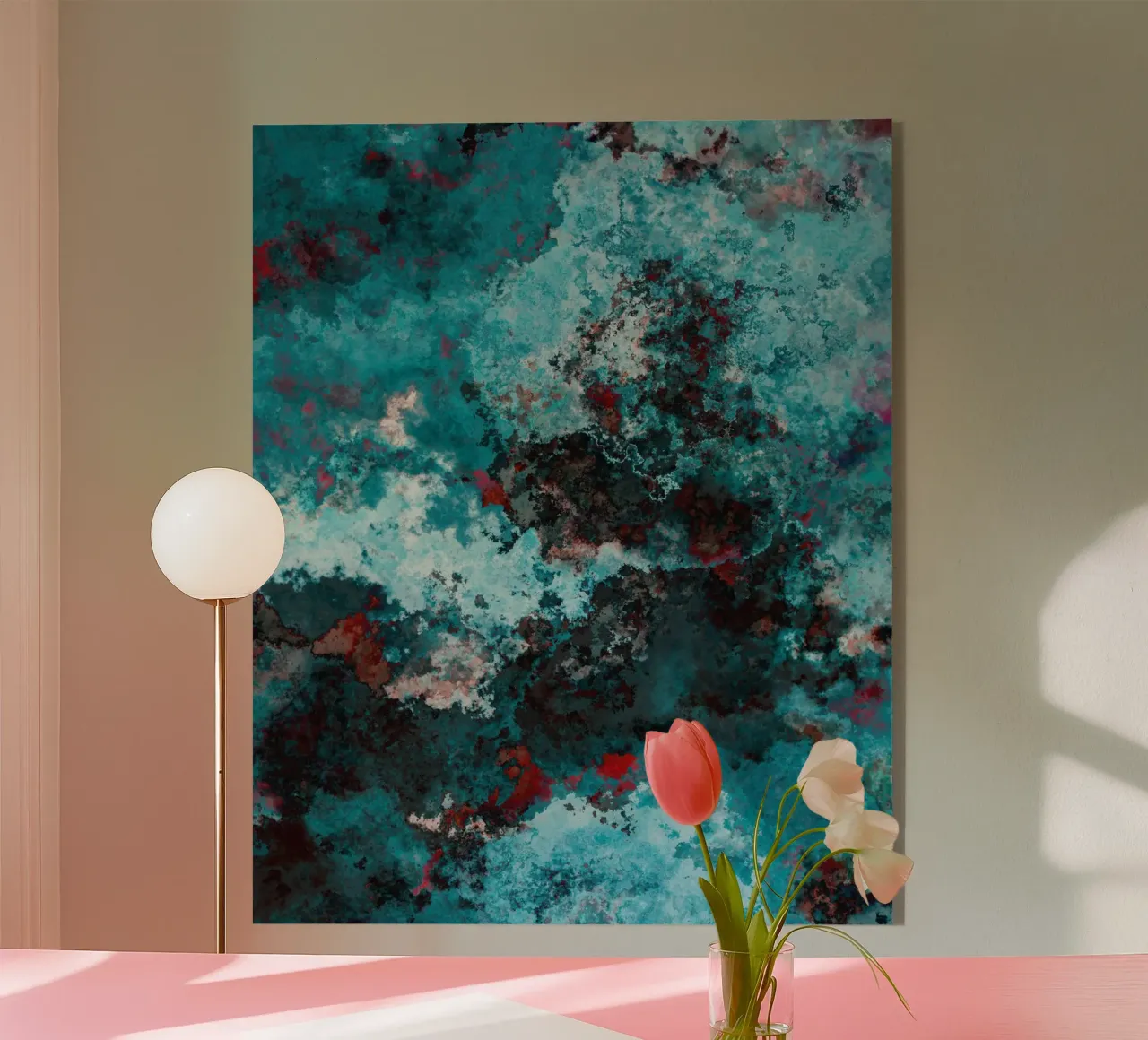 WAVES plexiglas de shellybremmerabstract