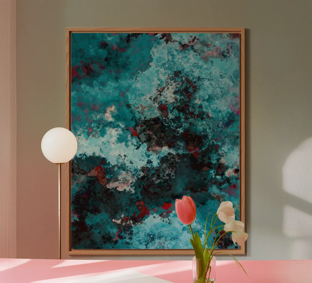 WAVES alluminio dibond da shellybremmerabstract