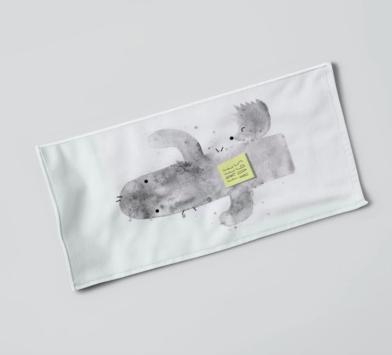 Hugs towel by Trabolt Design