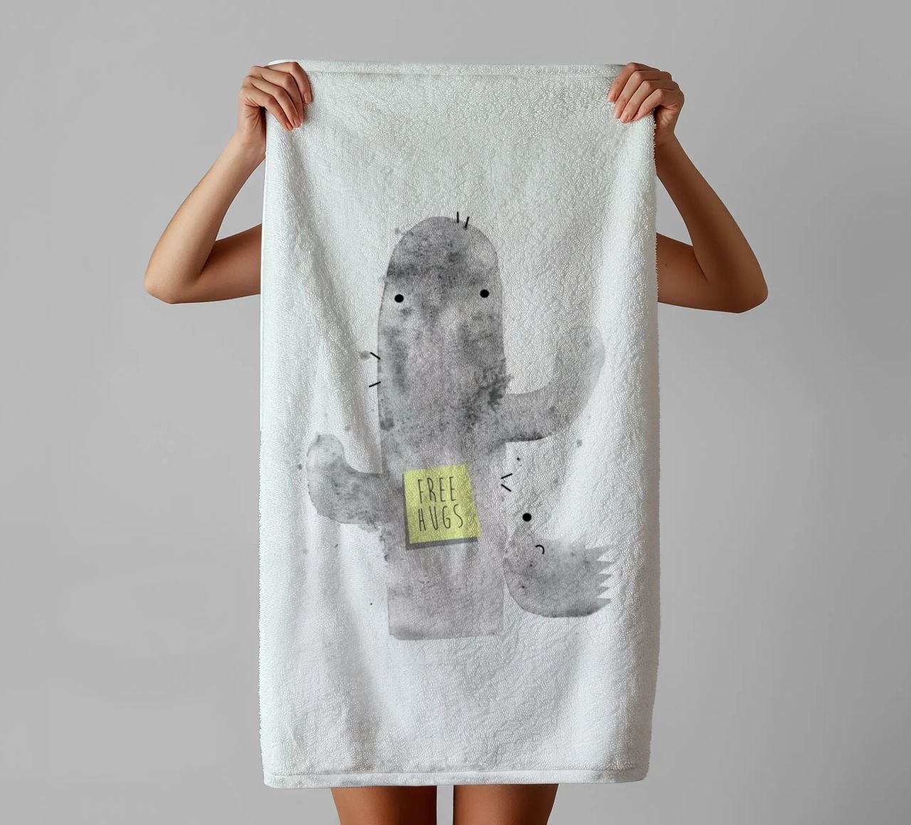 Hugs towel by Trabolt Design