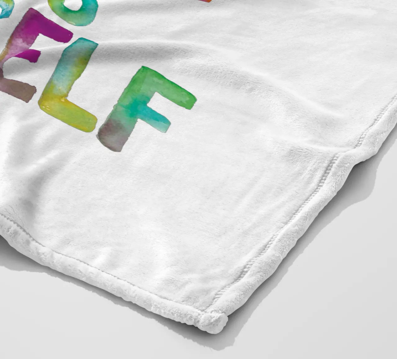 The Bravest Thing You Can Be is Yourself fleece blanket by THE MOTIVATED TYPE