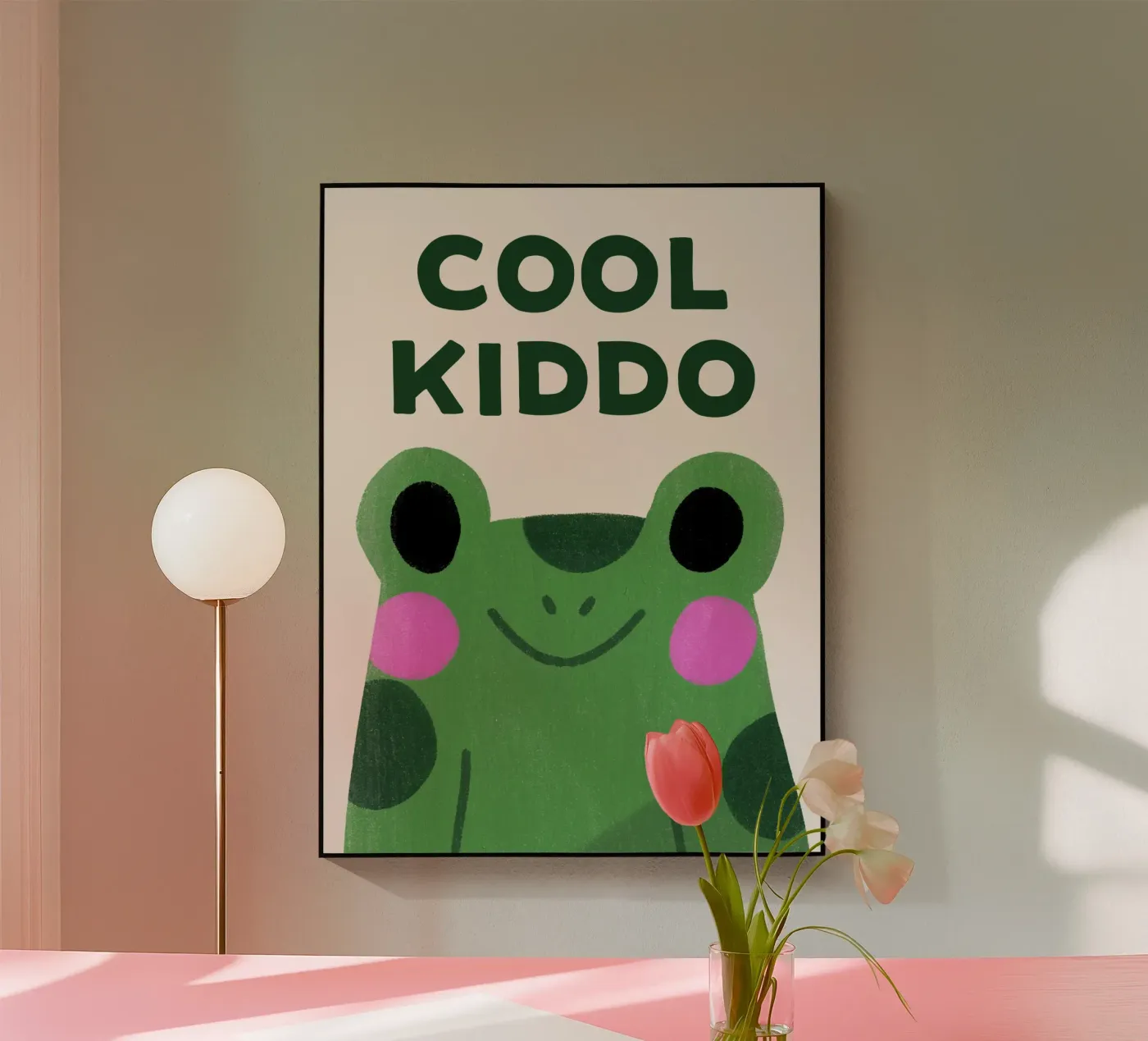 Frog acrylic glass by we line studio - art