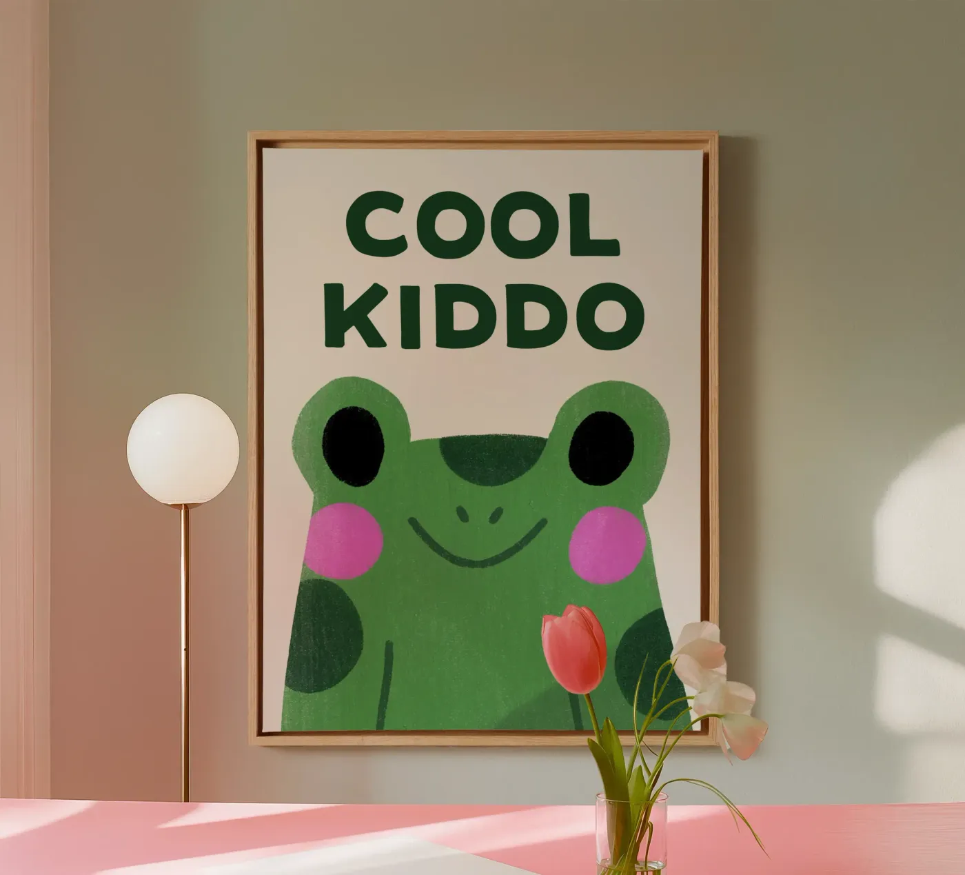 Frog Leinwand von we line studio - art