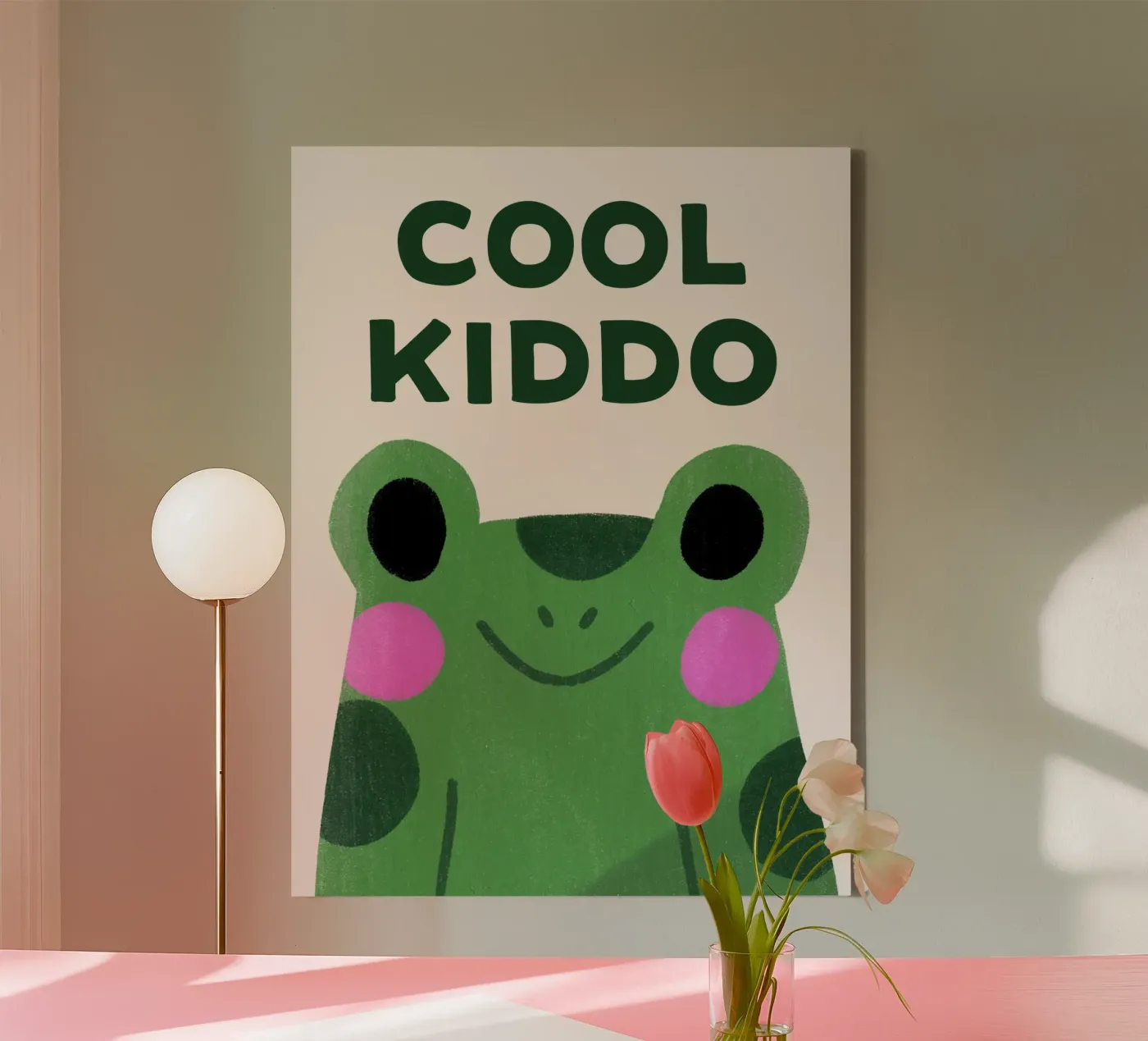 Frog Leinwand von we line studio - art