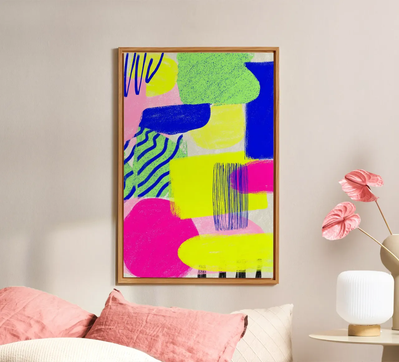 Dopamine Geometry alluminio dibond da Mosaic Dialogue