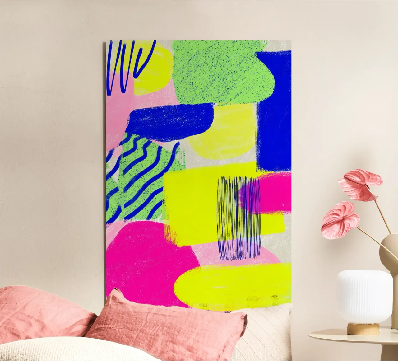 Dopamine Geometry alluminio dibond da Mosaic Dialogue