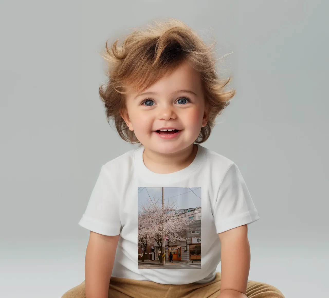 La via dei ciliegi in fiore a Seul, Corea del Sud maglietta neonato da mbgraphx2