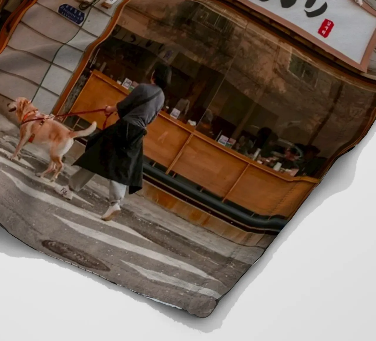 La via dei ciliegi in fiore a Seul, Corea del Sud coperta in pile da mbgraphx2