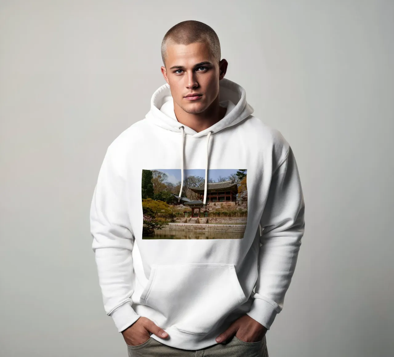 Giardino segreto di Huwon a Seul, Corea del Sud felpa con cappuccio da mbgraphx2