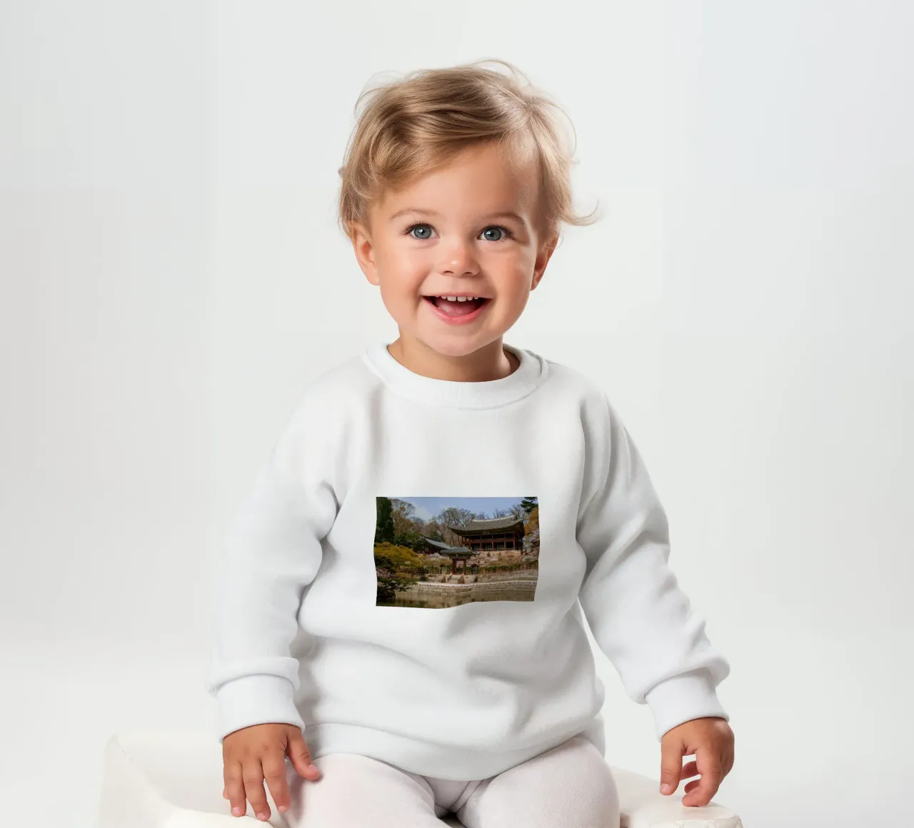 Huwon Secret Garden in Seoul, South Korea baby sweatshirt by mbgraphx2