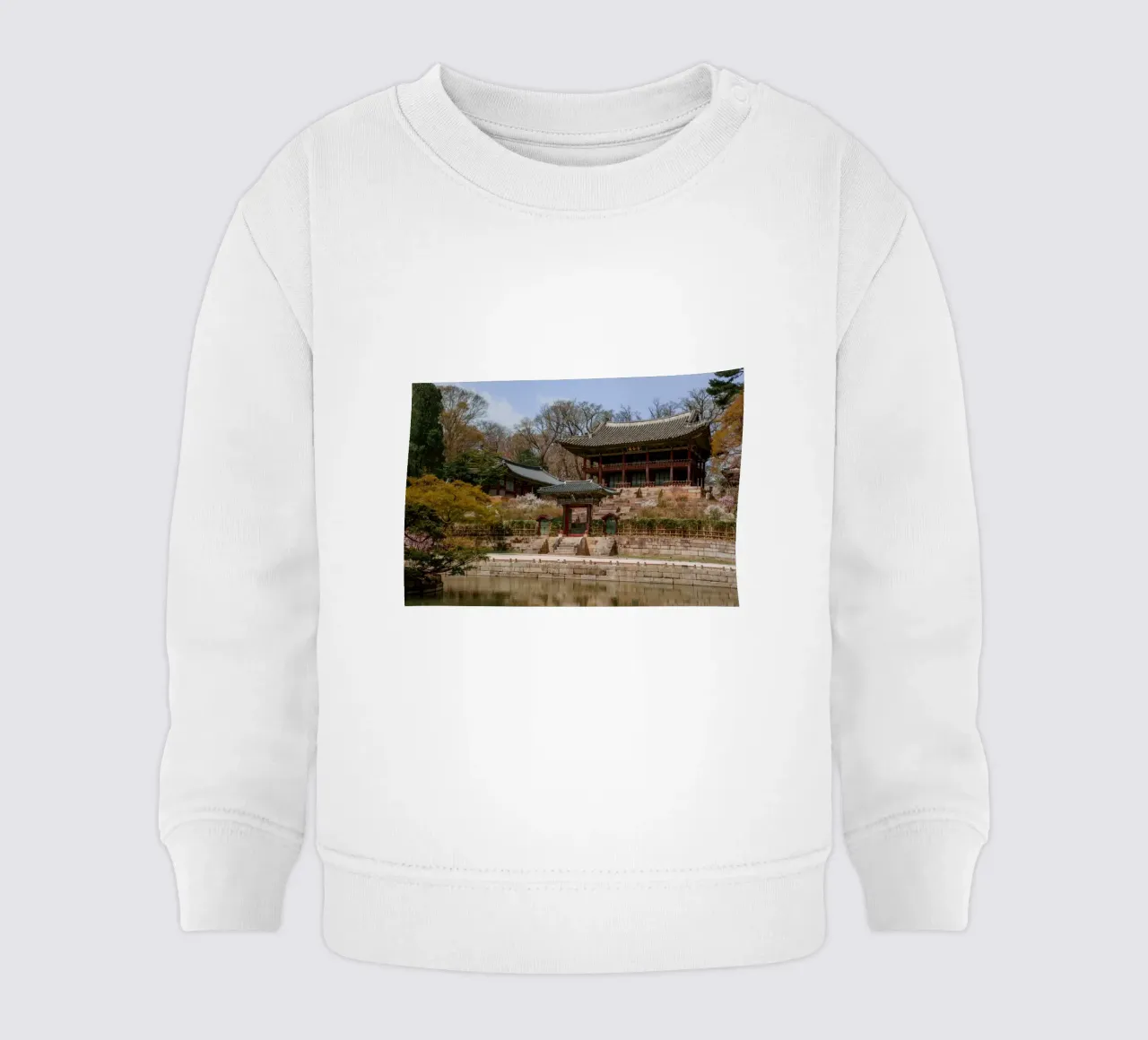 Huwon Secret Garden in Seoul, South Korea baby sweatshirt by mbgraphx2