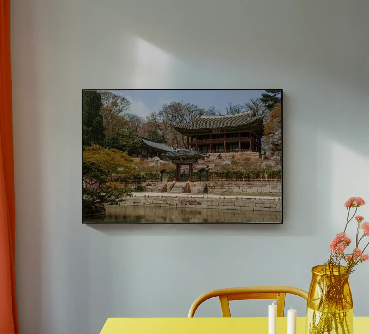 Giardino segreto di Huwon a Seul, Corea del Sud plexiglass da mbgraphx2