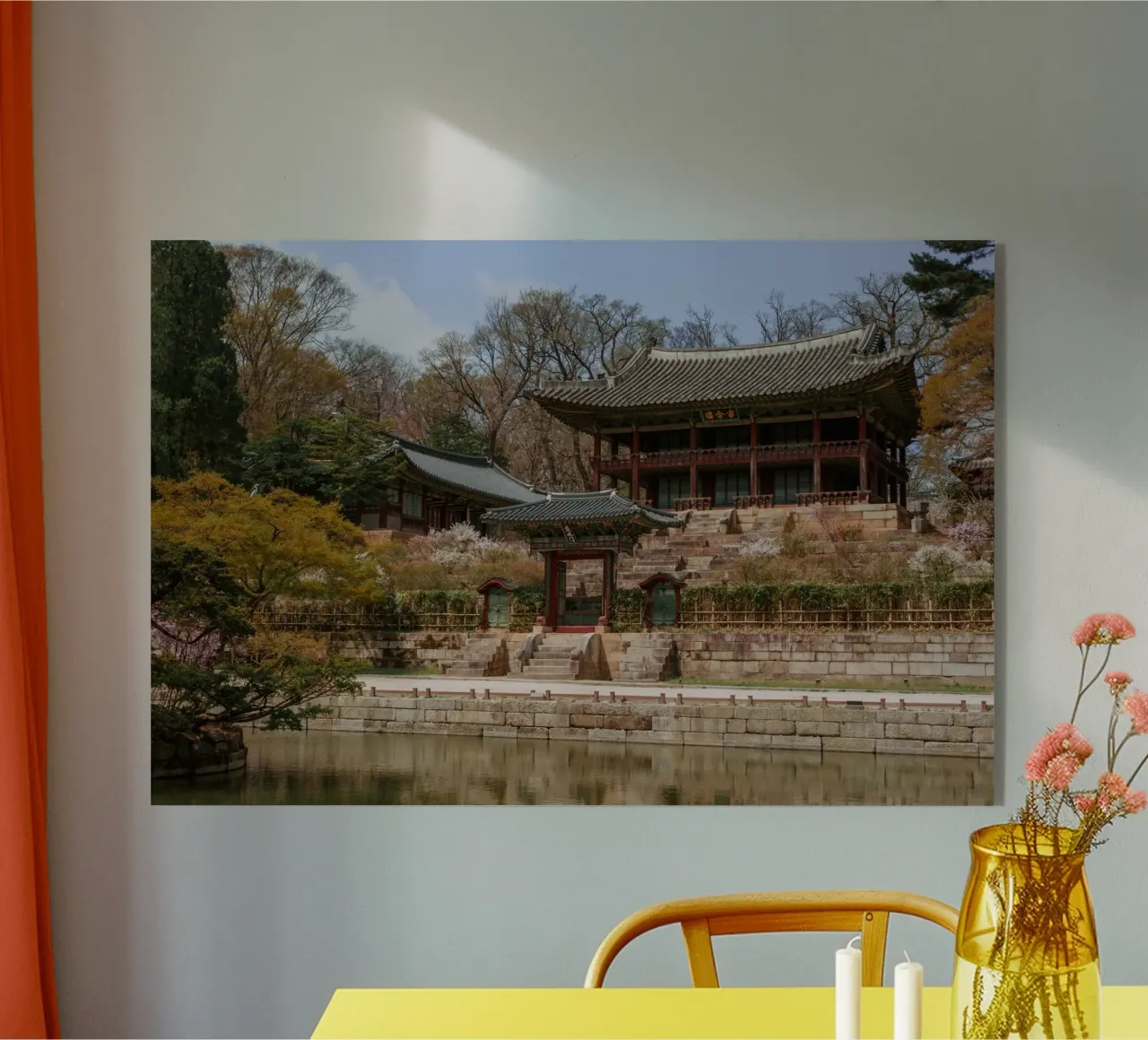 Giardino segreto di Huwon a Seul, Corea del Sud plexiglass da mbgraphx2