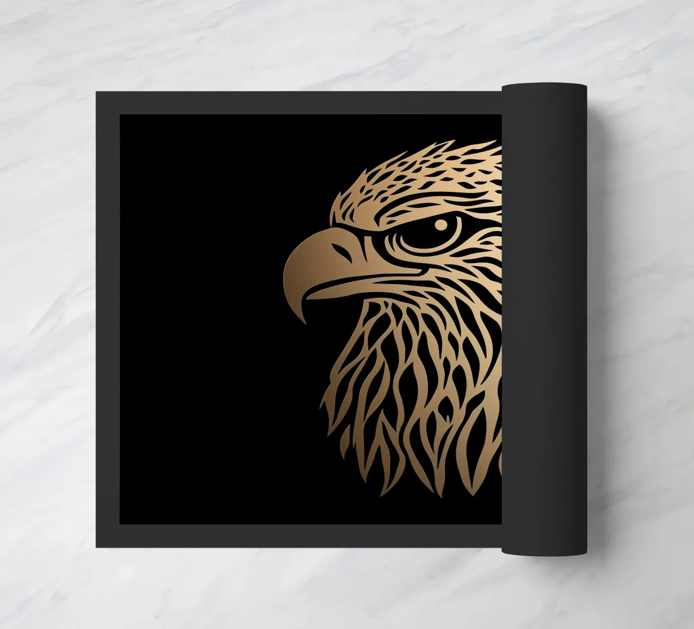 Golden Eagle doormat by Autofocus