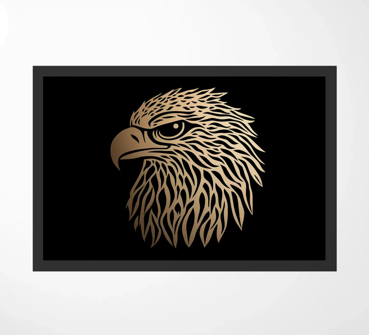 Golden Eagle doormat by Autofocus