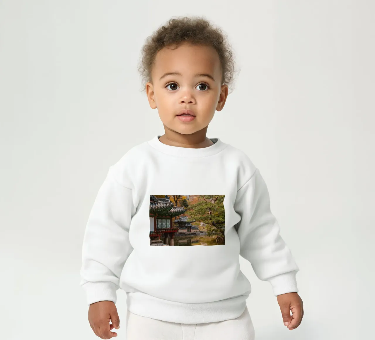 Stagno del giardino segreto di Huwon a Seul, Corea del Sud felpa neonato da mbgraphx2