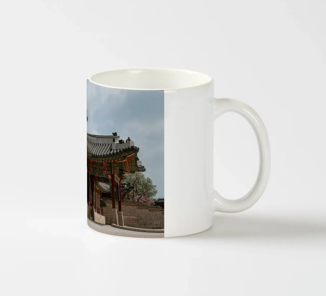 Palazzo Changdeokgung a Seul, Corea del Sud tazza in ceramica da mbgraphx2