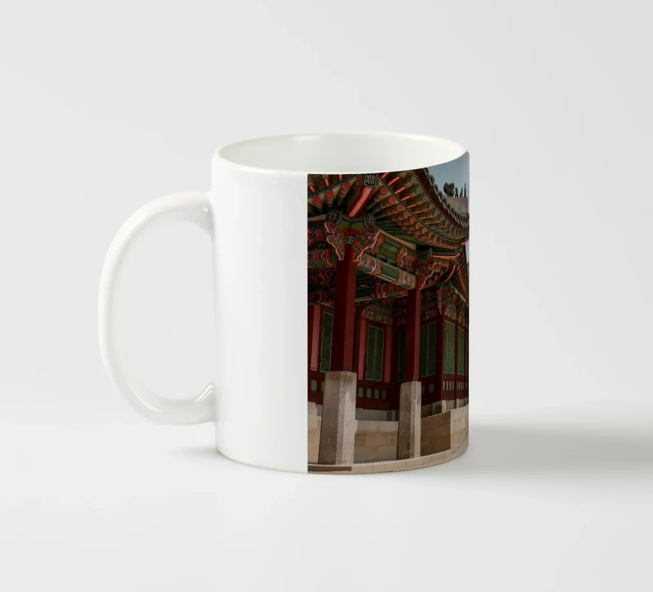 Palazzo Changdeokgung a Seul, Corea del Sud tazza in ceramica da mbgraphx2