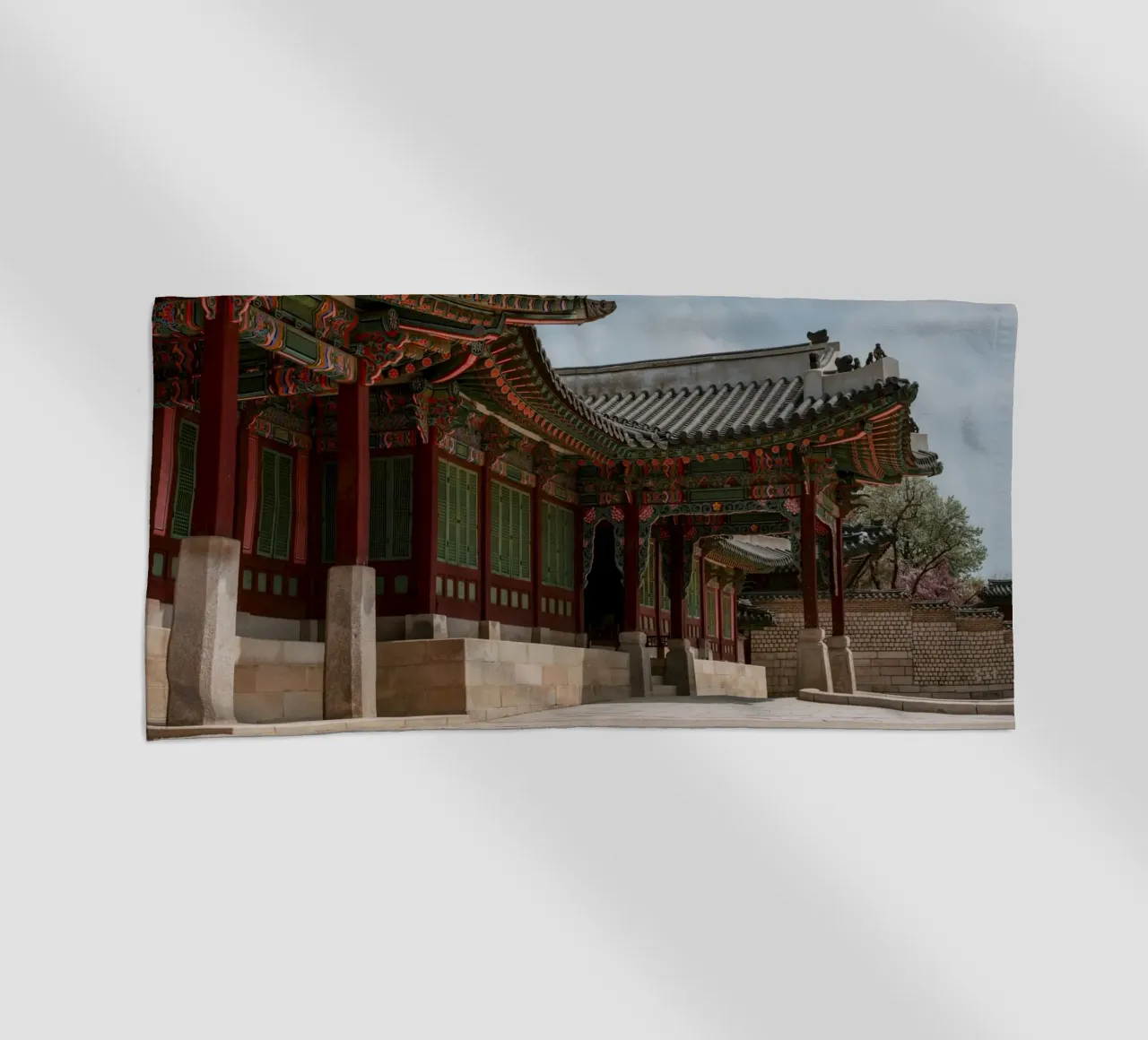 Palazzo Changdeokgung a Seul, Corea del Sud telo mare da mbgraphx2