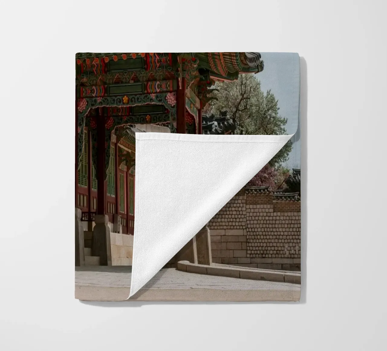 Palazzo Changdeokgung a Seul, Corea del Sud telo mare da mbgraphx2