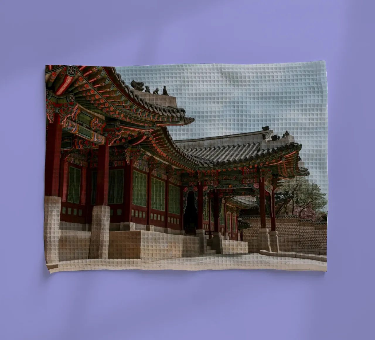 Palazzo Changdeokgung a Seul, Corea del Sud canovaccio da cucina da mbgraphx2