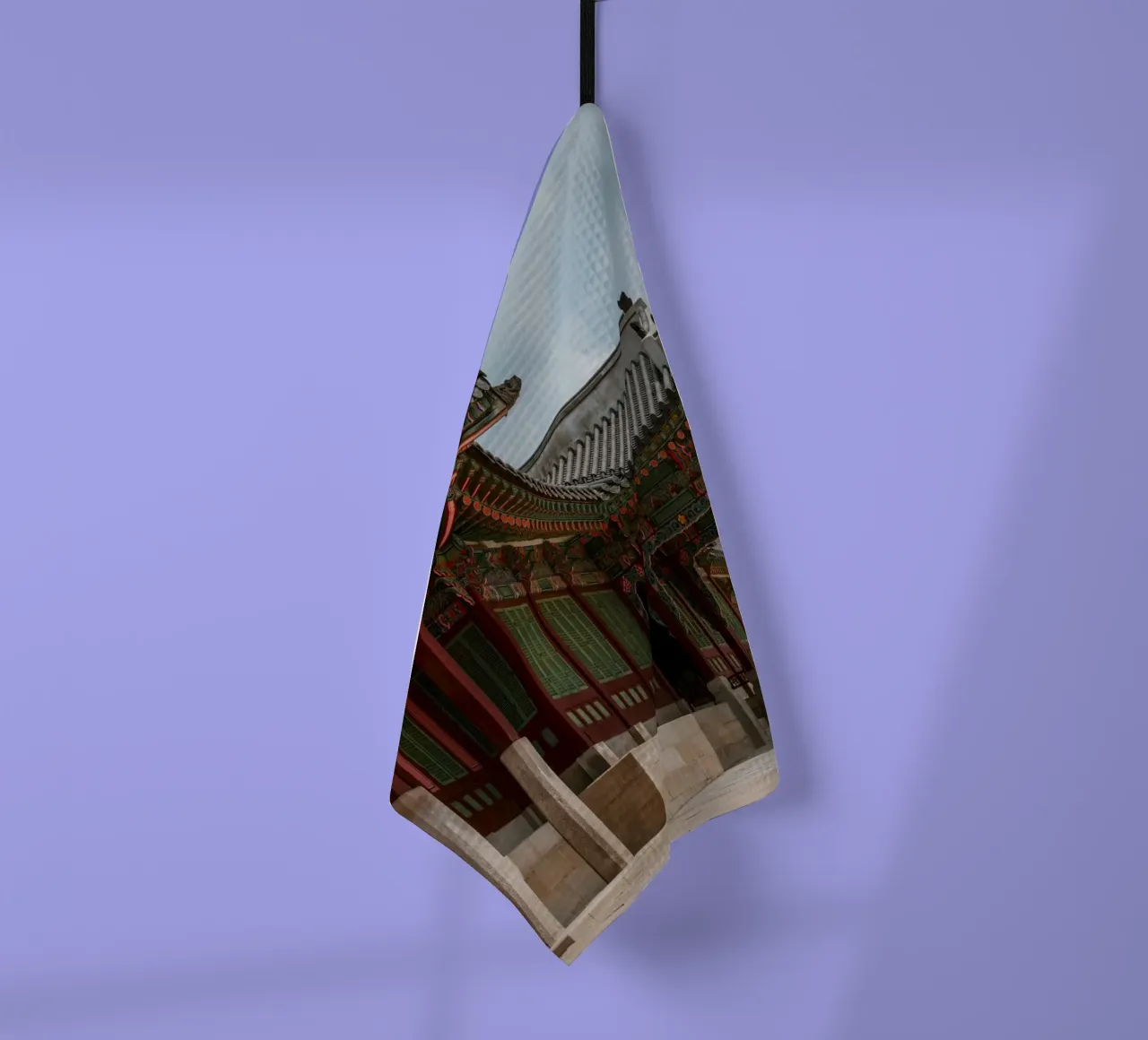 Palazzo Changdeokgung a Seul, Corea del Sud canovaccio da cucina da mbgraphx2