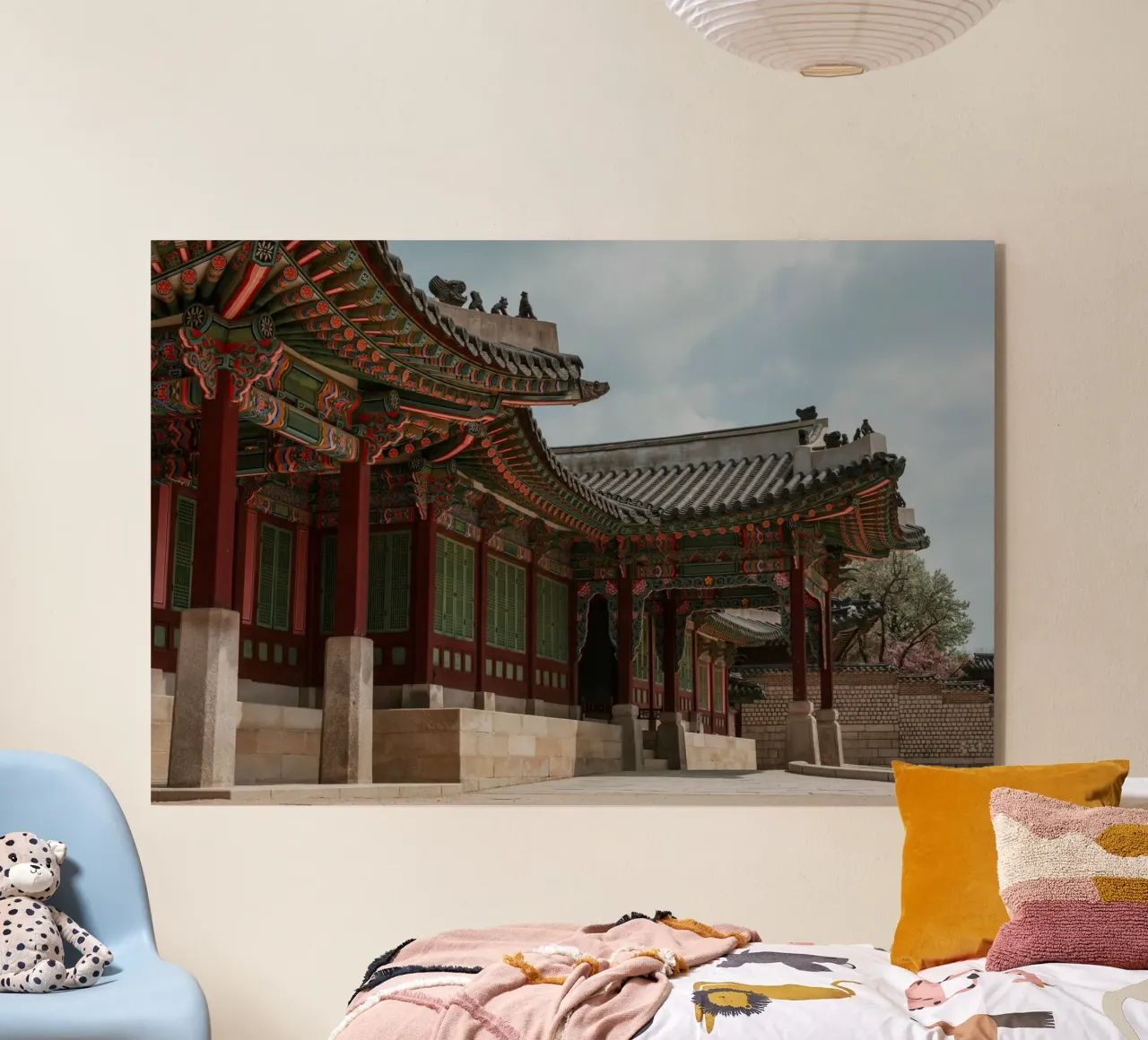 Palazzo Changdeokgung a Seul, Corea del Sud plexiglass da mbgraphx2