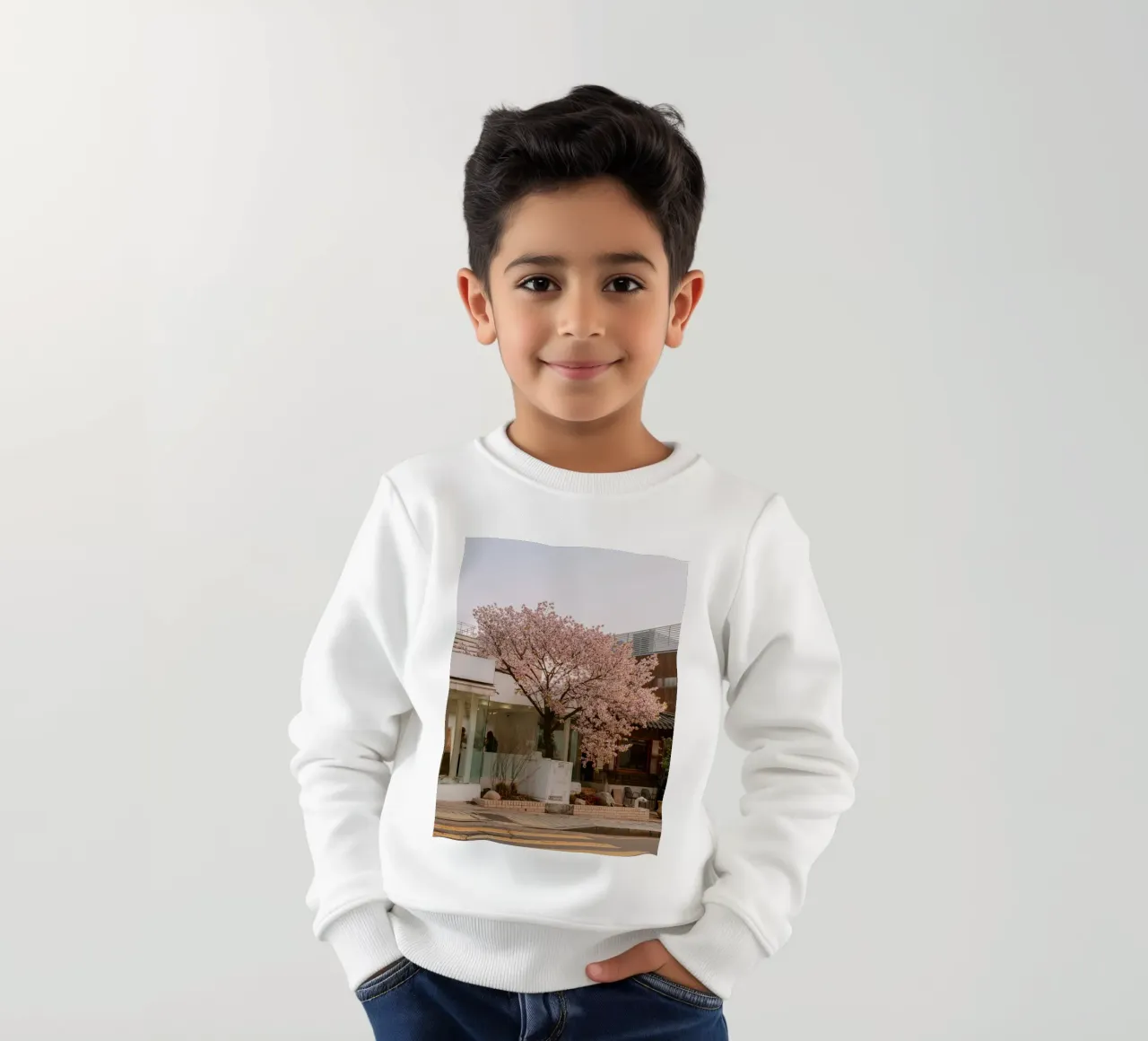 Alba dei ciliegi in fiore a Seul, Corea del Sud felpa bambino da mbgraphx2