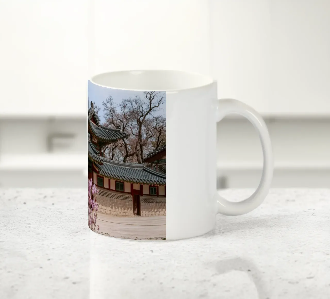 Palazzo Changdeokgung a Seul, Corea del Sud tazza in ceramica da mbgraphx2