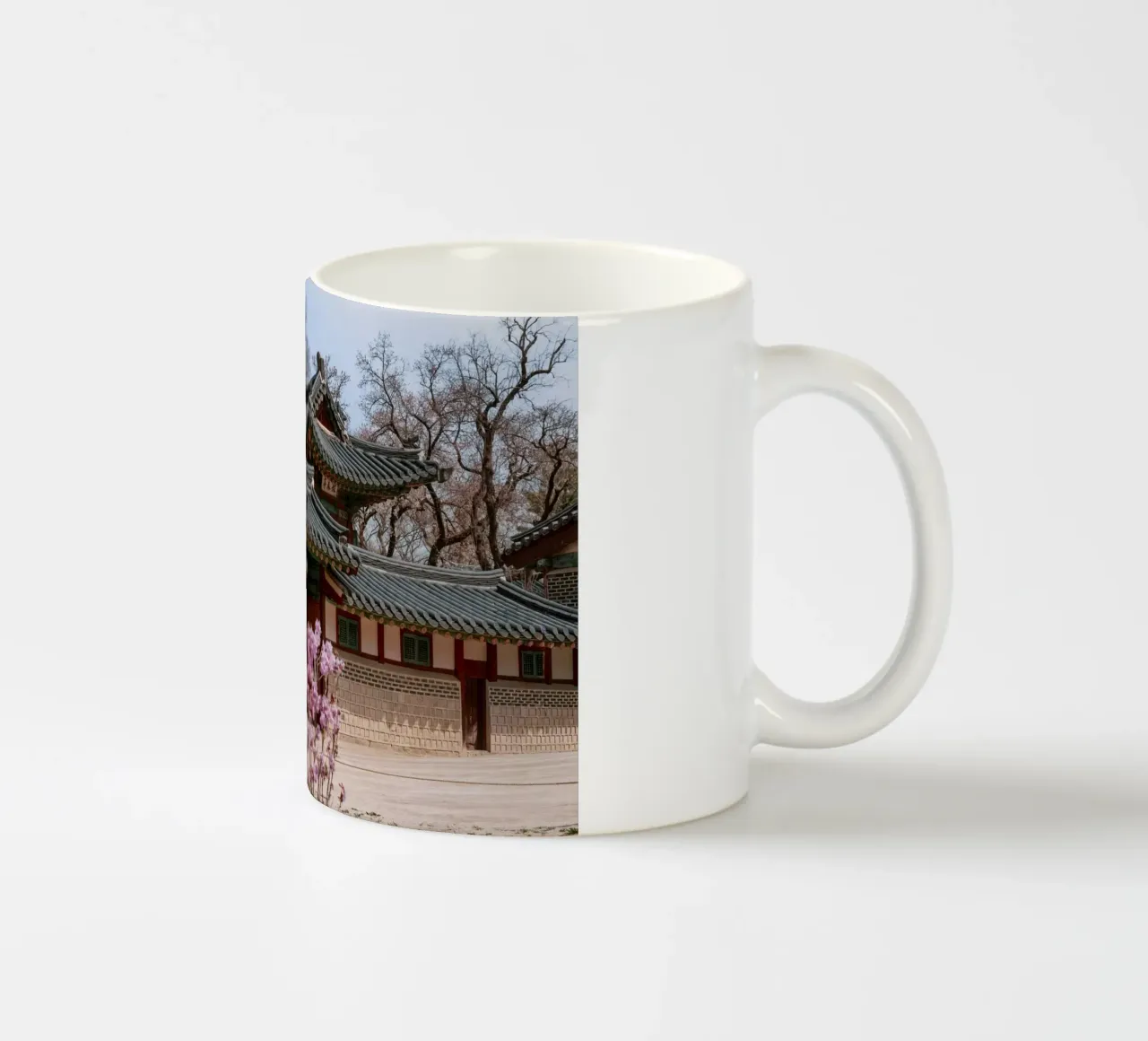 Palazzo Changdeokgung a Seul, Corea del Sud tazza in ceramica da mbgraphx2