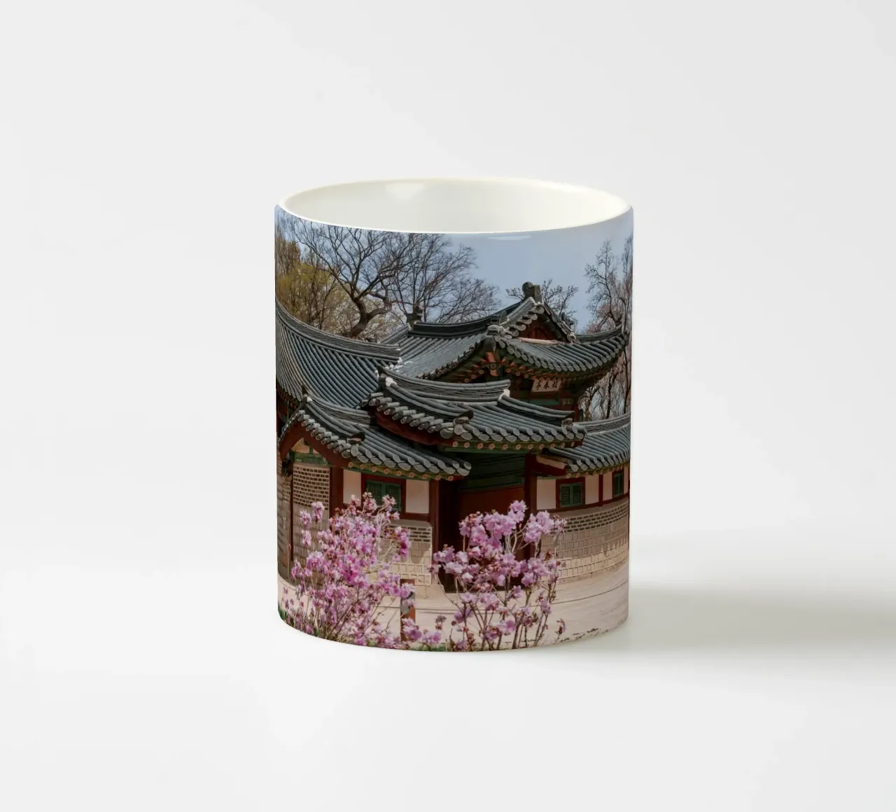 Palazzo Changdeokgung a Seul, Corea del Sud tazza in ceramica da mbgraphx2