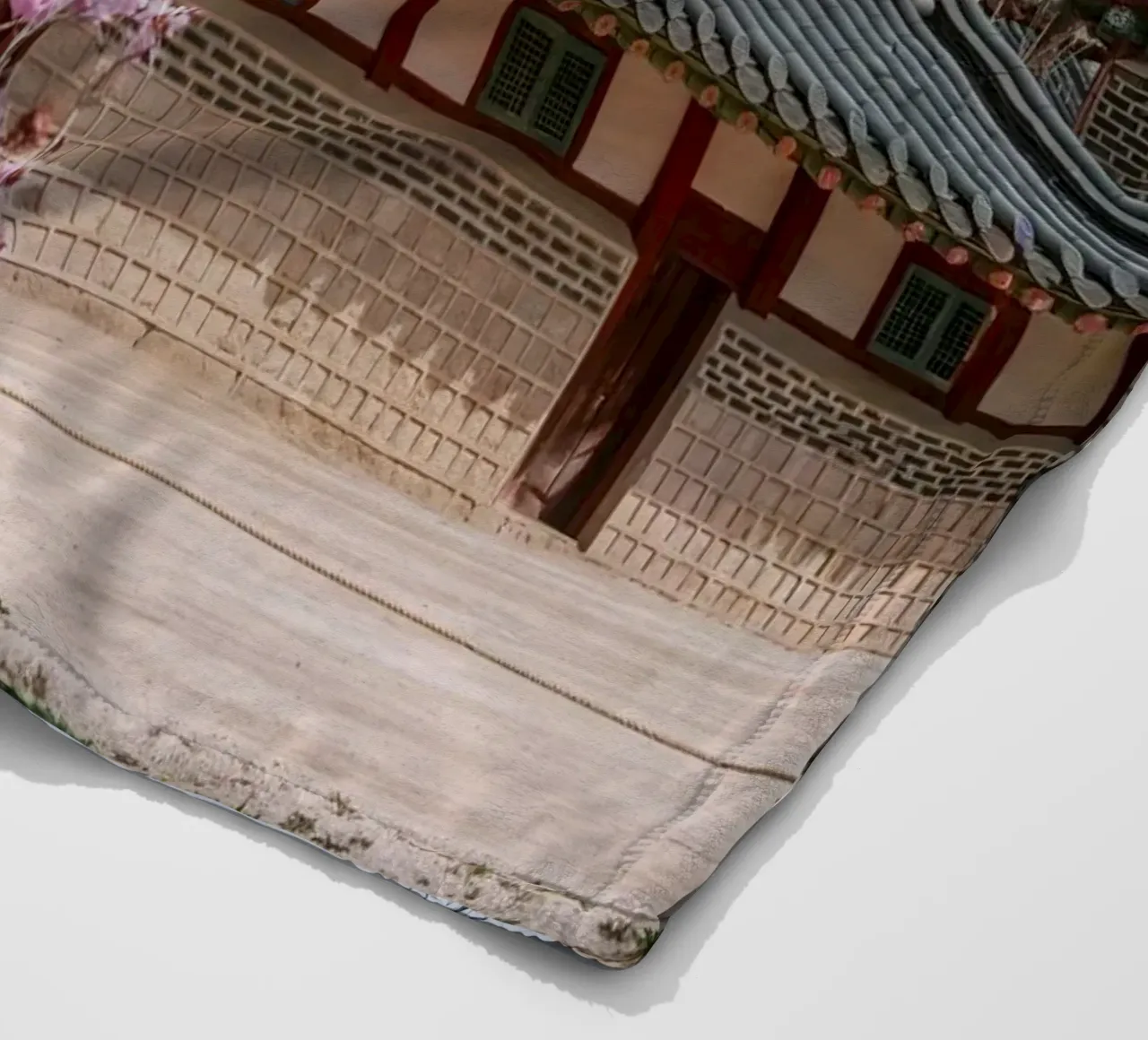 Palazzo Changdeokgung a Seul, Corea del Sud coperta in pile da mbgraphx2