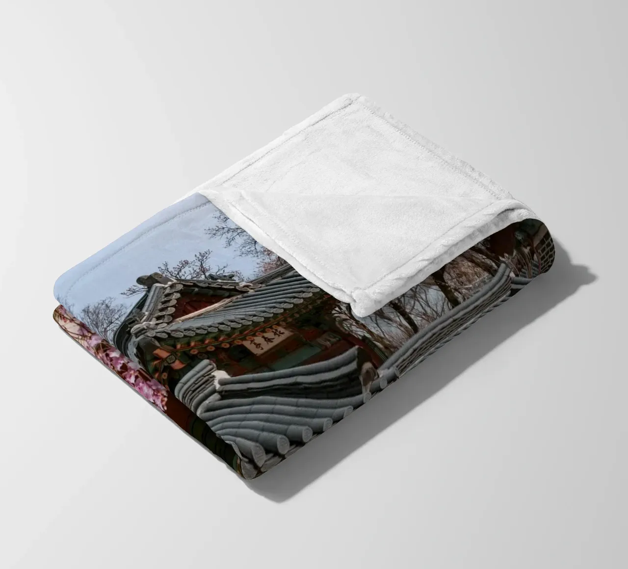 Palazzo Changdeokgung a Seul, Corea del Sud coperta in pile da mbgraphx2