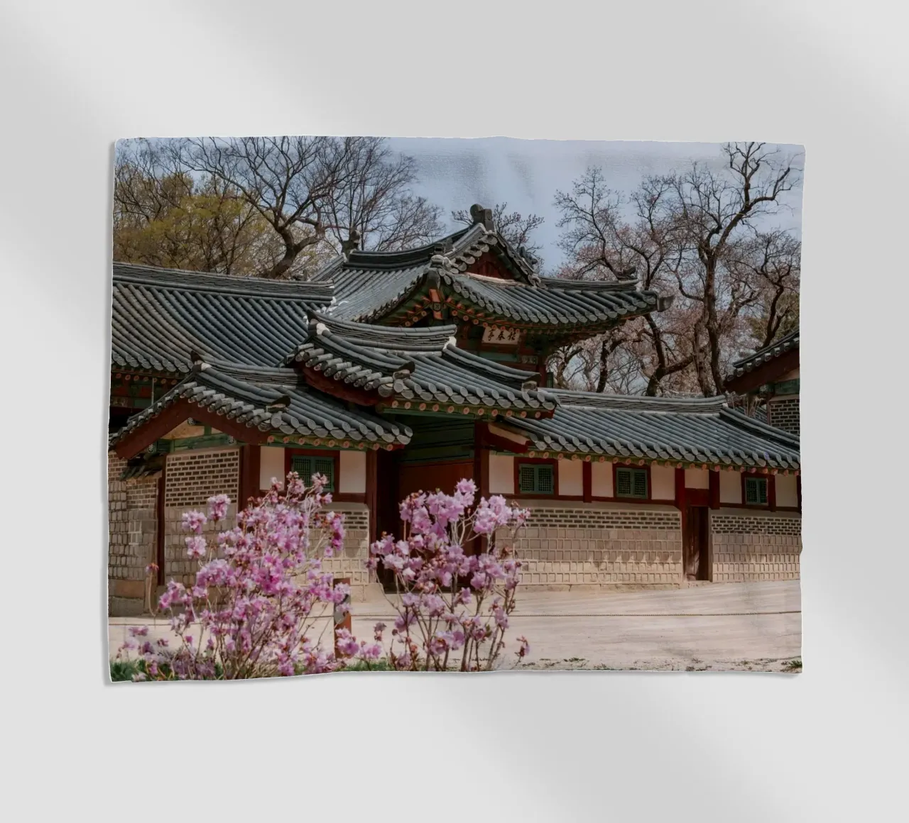 Palazzo Changdeokgung a Seul, Corea del Sud telo mare da mbgraphx2