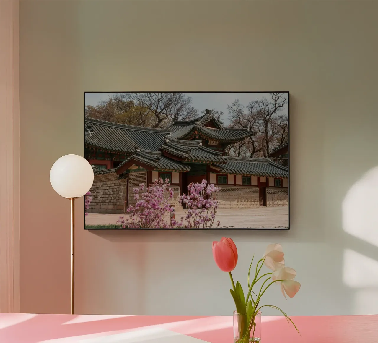 Palazzo Changdeokgung a Seul, Corea del Sud plexiglass da mbgraphx2