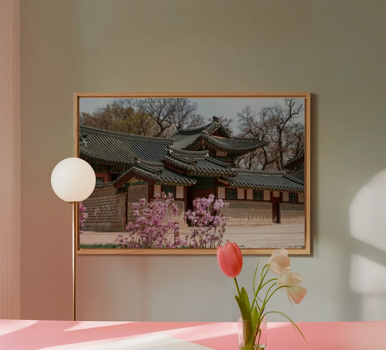 Palazzo Changdeokgung a Seul, Corea del Sud alluminio dibond da mbgraphx2