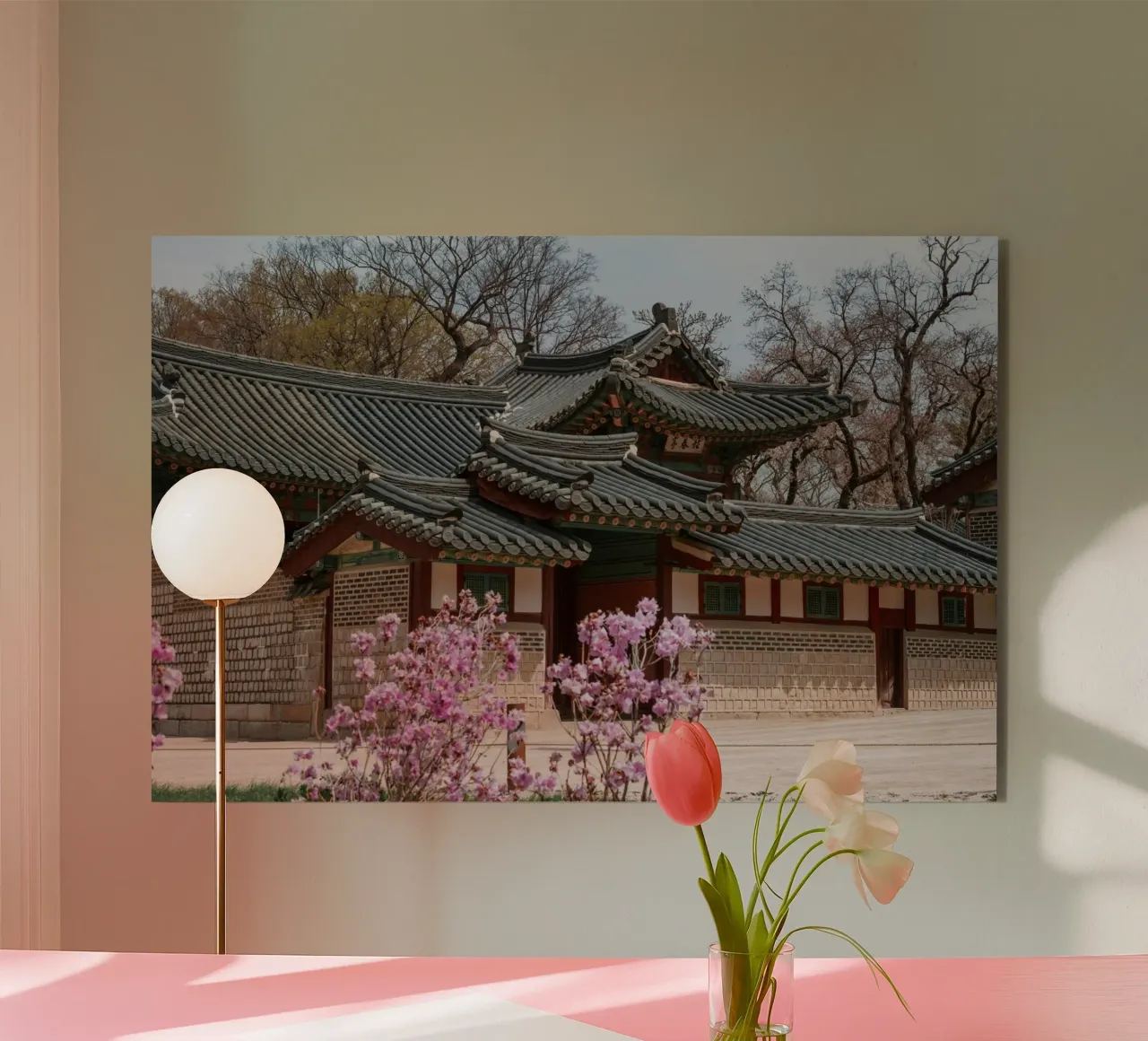 Palazzo Changdeokgung a Seul, Corea del Sud alluminio dibond da mbgraphx2