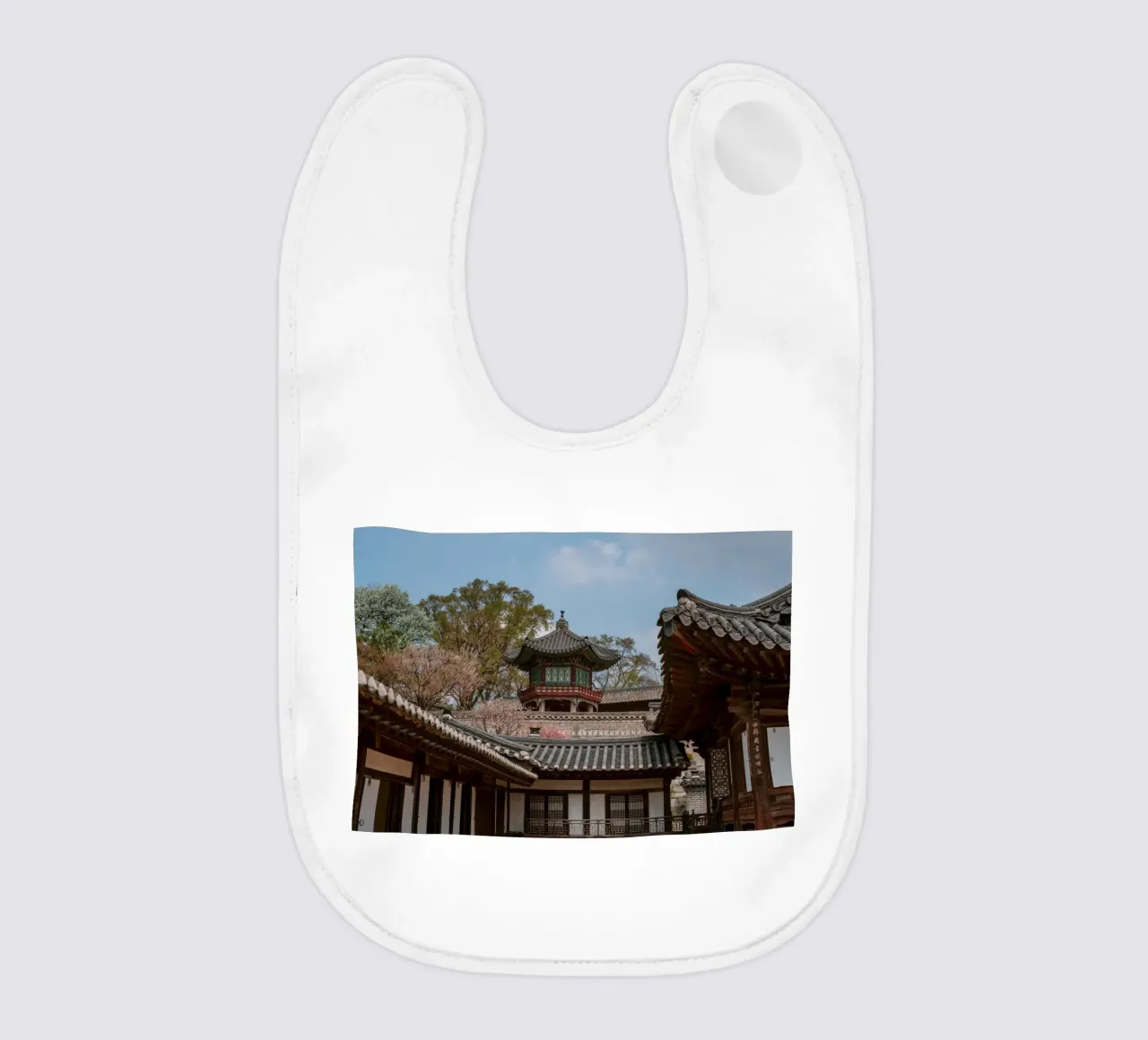 Tempio coreano a Seul, Corea del Sud bavaglino da mbgraphx2