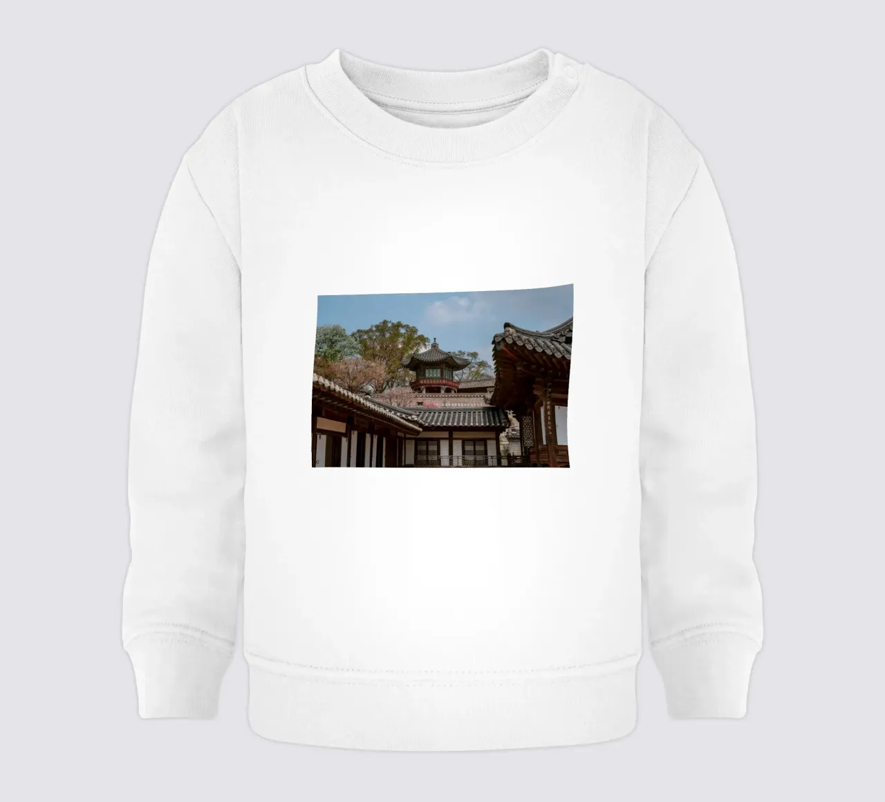 Tempio coreano a Seul, Corea del Sud felpa neonato da mbgraphx2