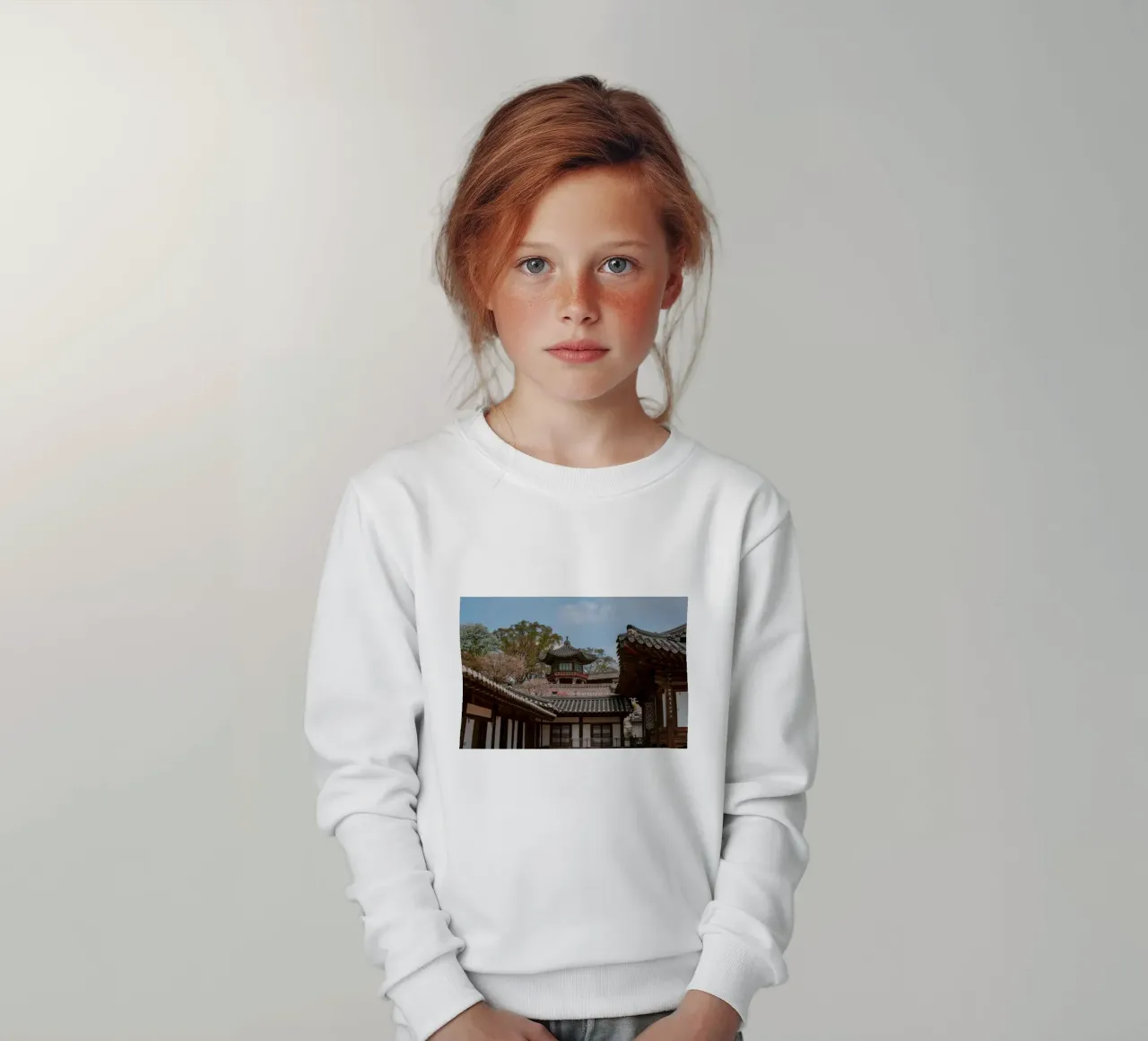 Tempio coreano a Seul, Corea del Sud felpa bambino da mbgraphx2