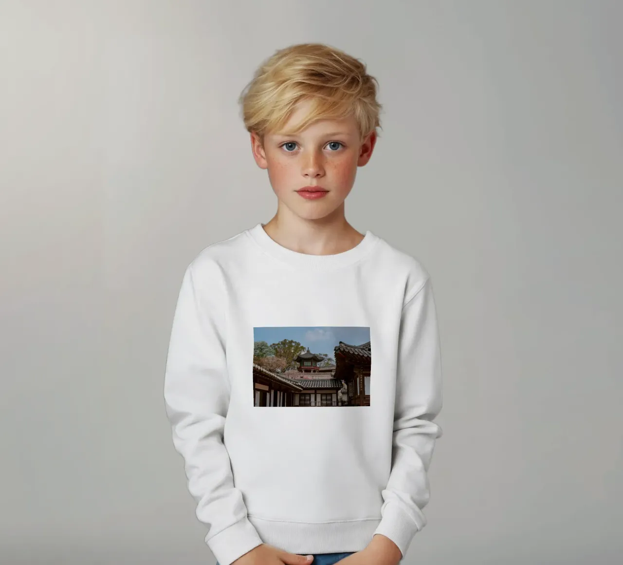 Tempio coreano a Seul, Corea del Sud felpa bambino da mbgraphx2